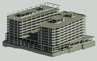 Structural 3d bim modeling in DC