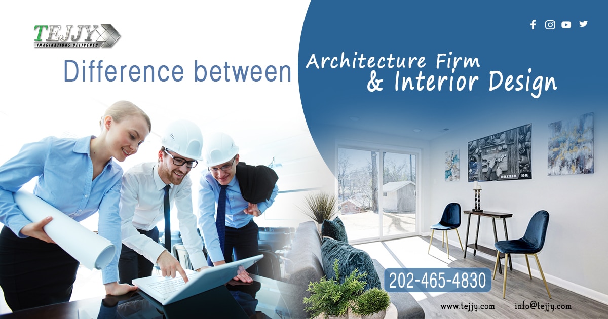 Difference between Architecture Firm and Interior Design 1 Tejjy | Best DC Architecture Firm