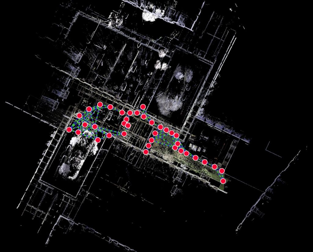 3D laser scan to Point cloud data for commercial building