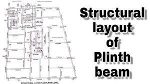 plinth beam layout drawing