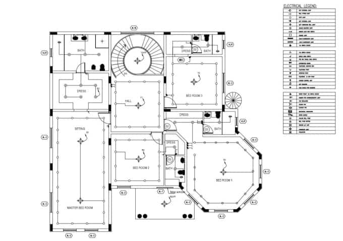 Electrical shop drawings