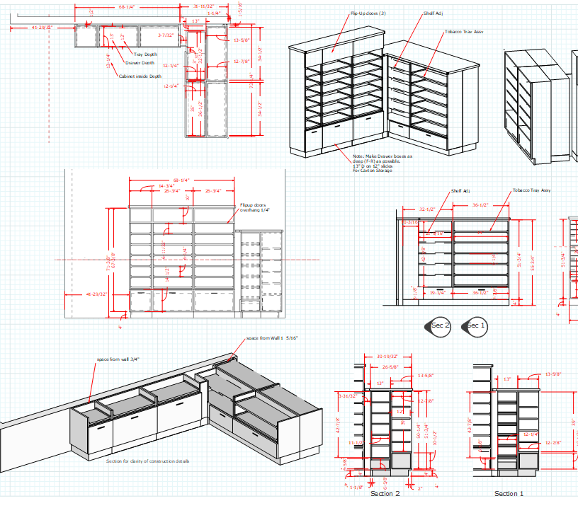 Millwork Drawing Services Millwork Drawing Services