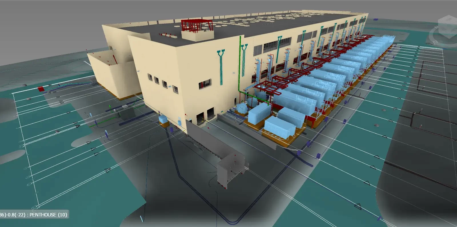BIM for MEP (Dry and Wet Utilities) | Quail Ridge for Amazon Data Service