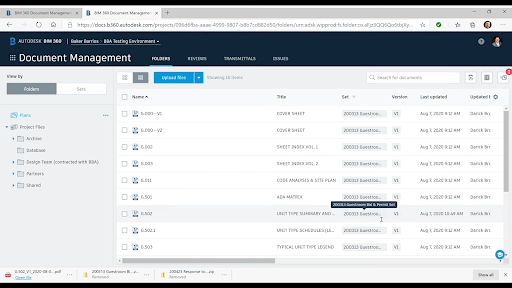 BIM 360 Design Version Control and Model History