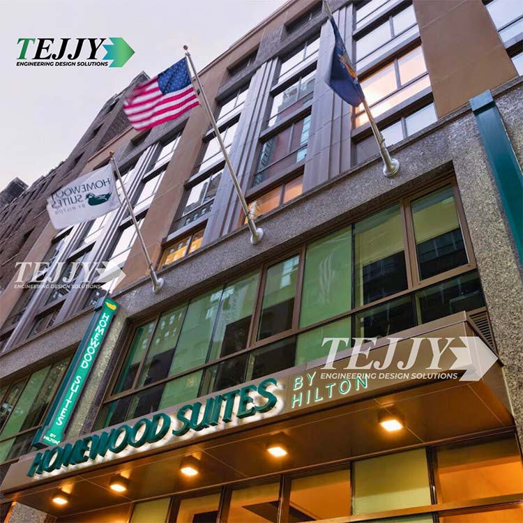 Home Wood Suites New York Hospitality project.