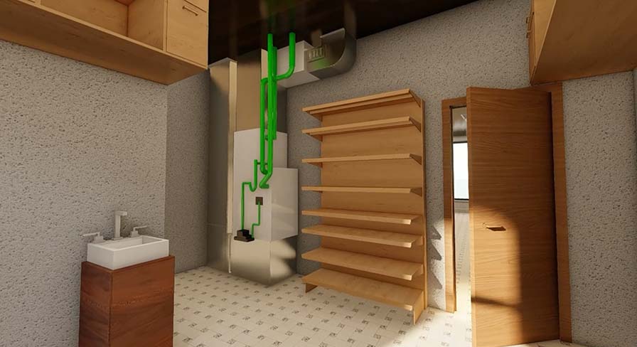 Detailed MEP design of the renovated facility