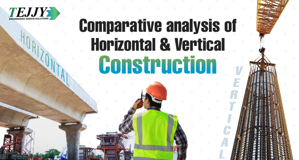 Difference between horizontal and vertical construction