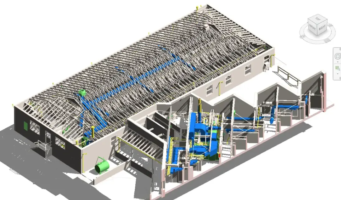 HVAC renovation as built BIM LOD 300 as built revit model for renovation in usa |Tejjy.