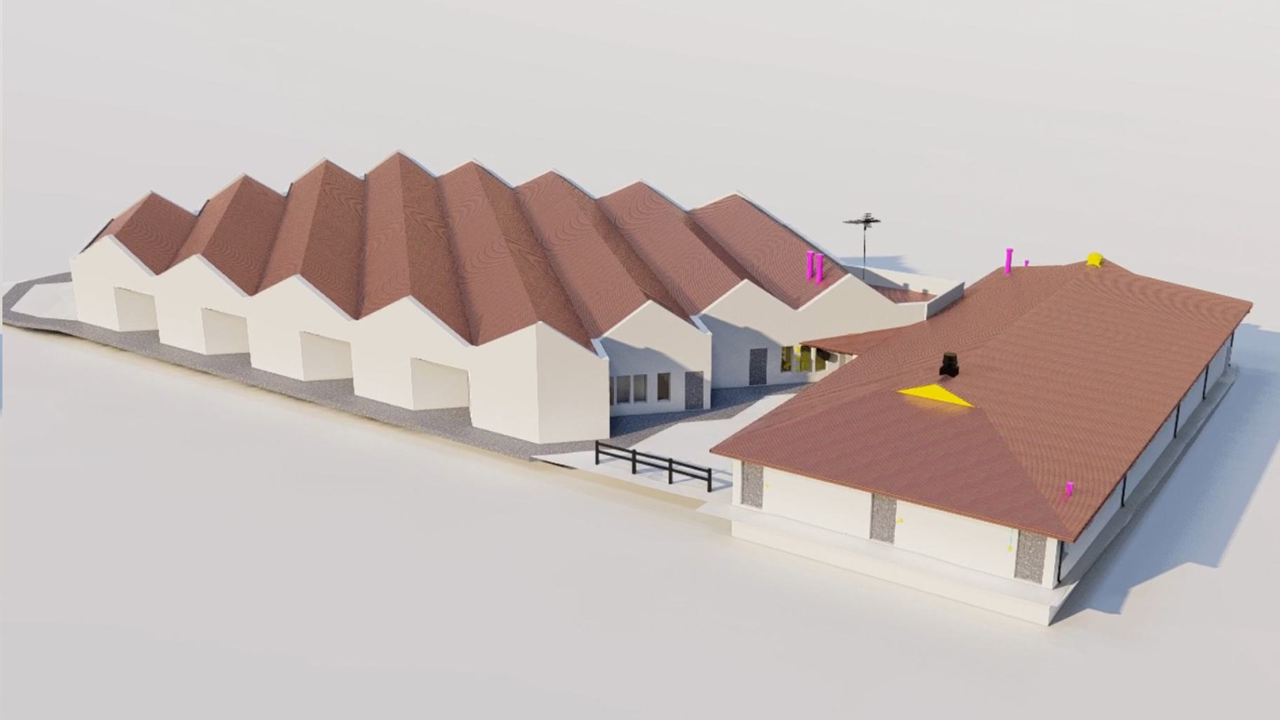 Revit model LOD 300 for U.S. Customs and Border Protection Canine Training Center Revit model LOD 300 for U.S. Customs and Border Protection Canine Training Center