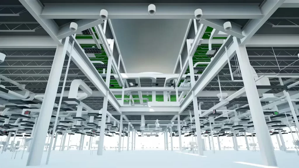 IFC data including structure and MEP as 3D Tiles