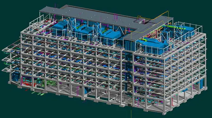 MEPF As Built BIM Modeling As-Built Servicer for MEPF 3D Modeling