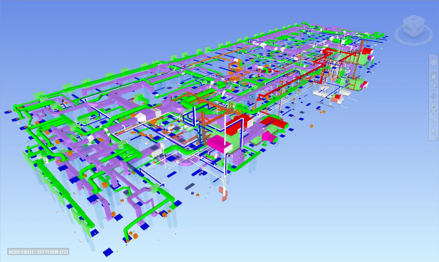 Tejjy As-built BIM Model for MEPF Coordination model in DC MEPF As built Coordination Model in DC |Tejjy
