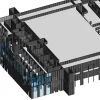 BIM model showing structural layout and interior partitions of a hyperscale data center