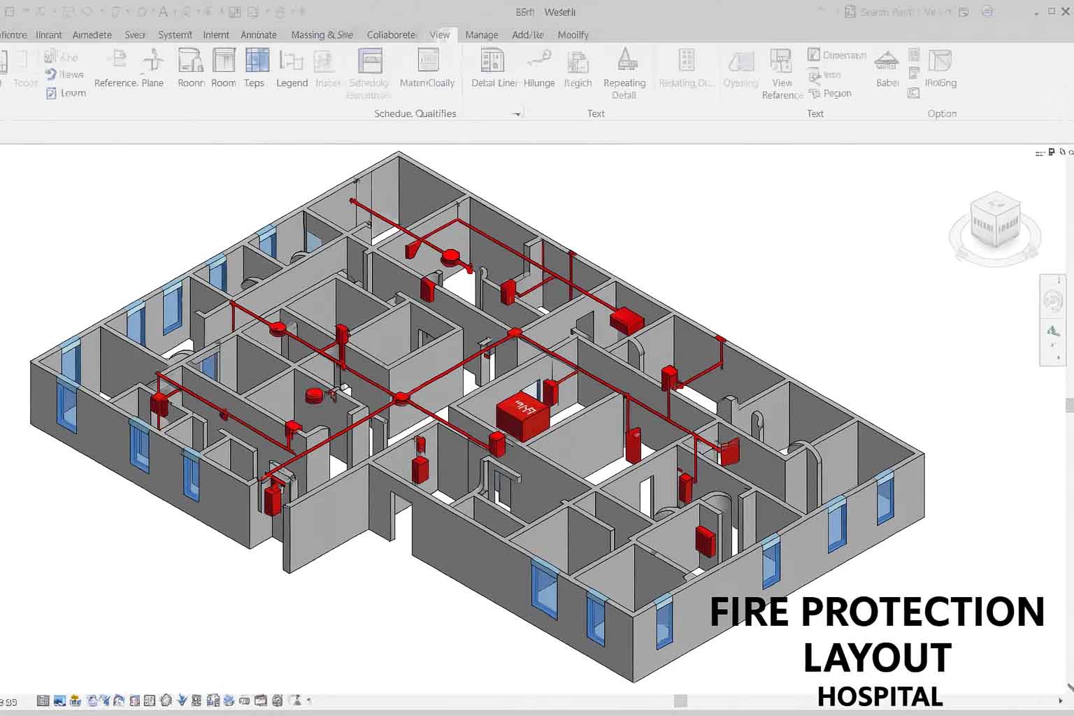 Fire & Life Safety Elements Modeled in BIM 