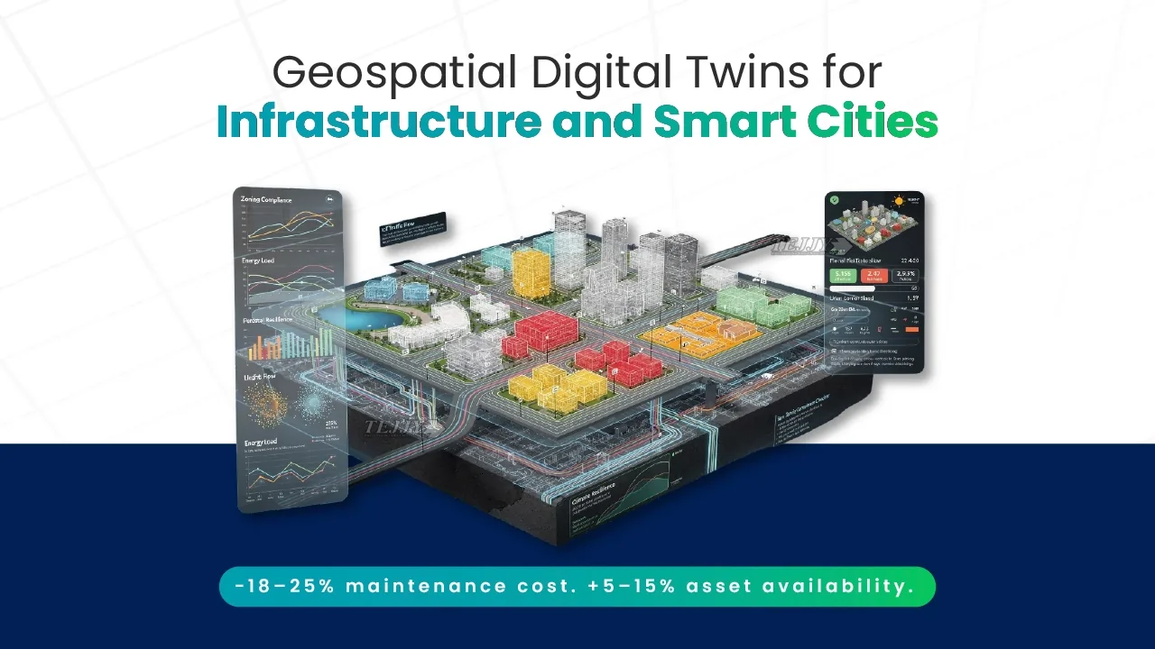 Geospatial digital twin services for smart cities, Tejjy Inc